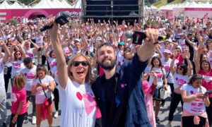 Race for The Cure 2025 Radio Globo Davide Mannone Flaminia Cappelli